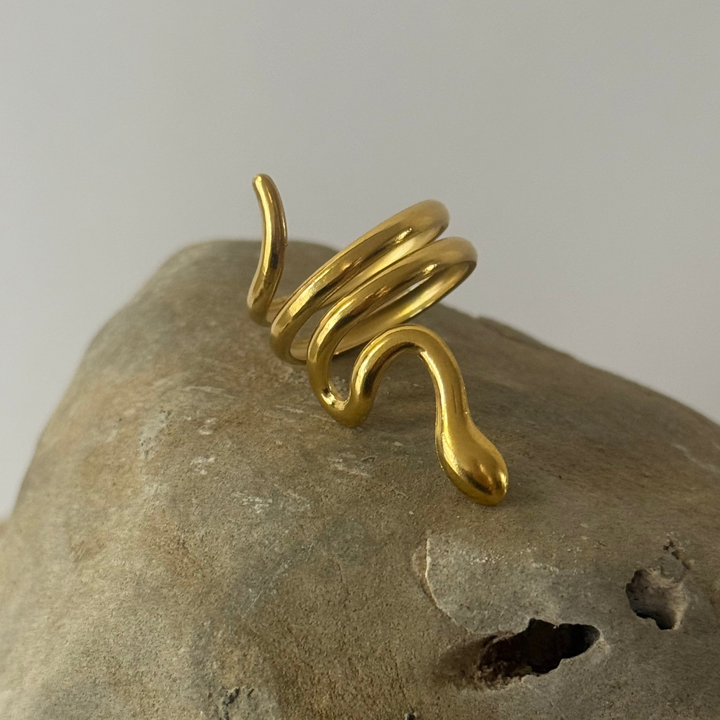 Anillo Snake Gold