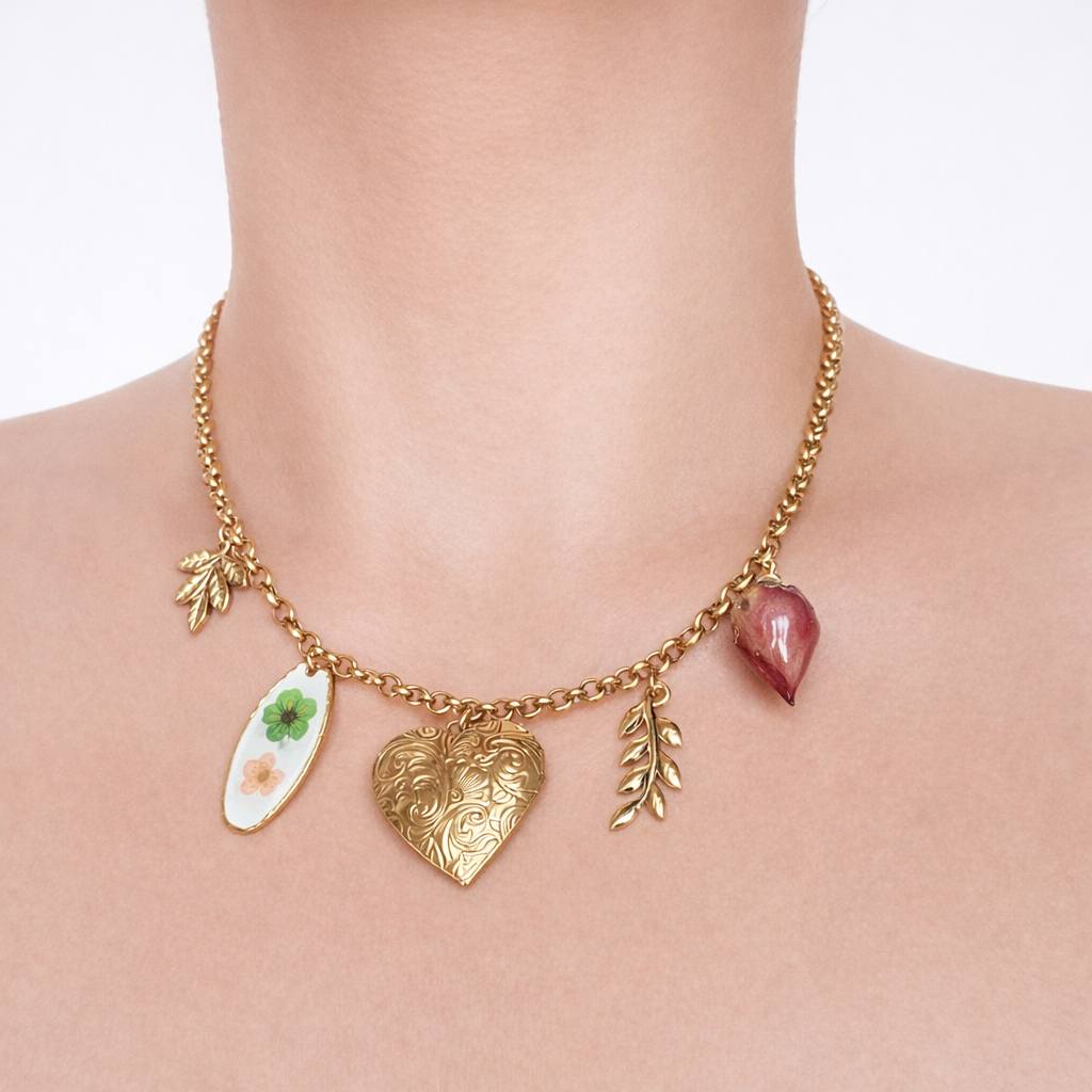 Collar Capullo y Camafeo