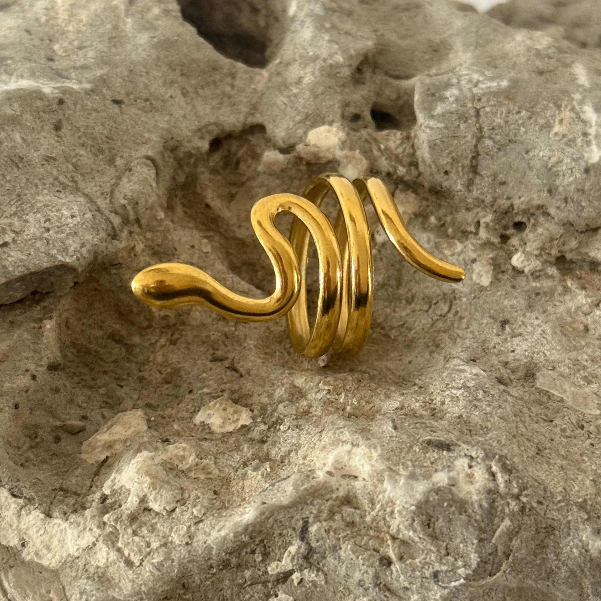 Anillo Snake Gold